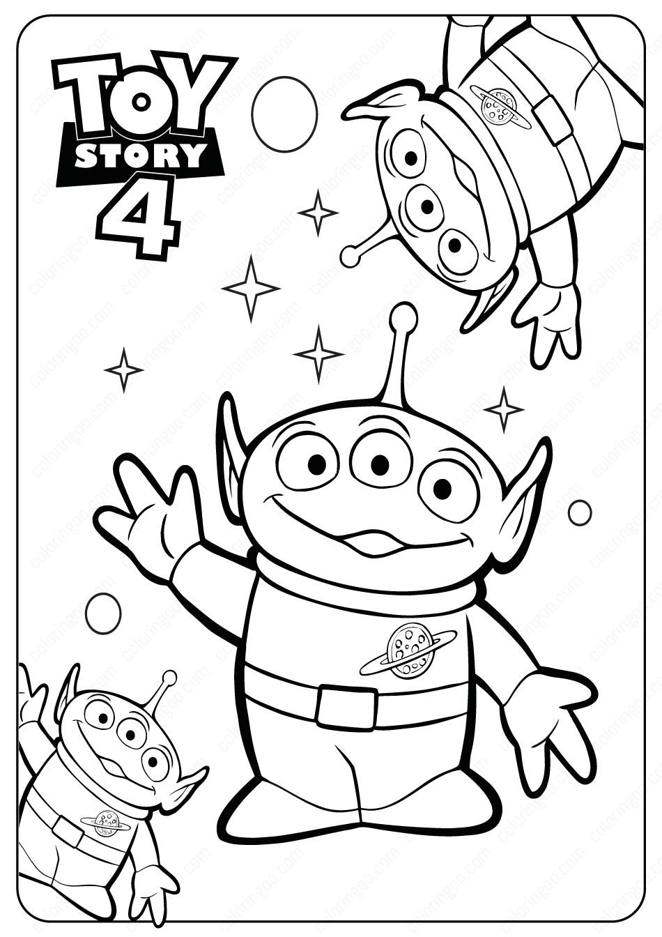 Imaginative Toy Story Coloring Pages Printable 8