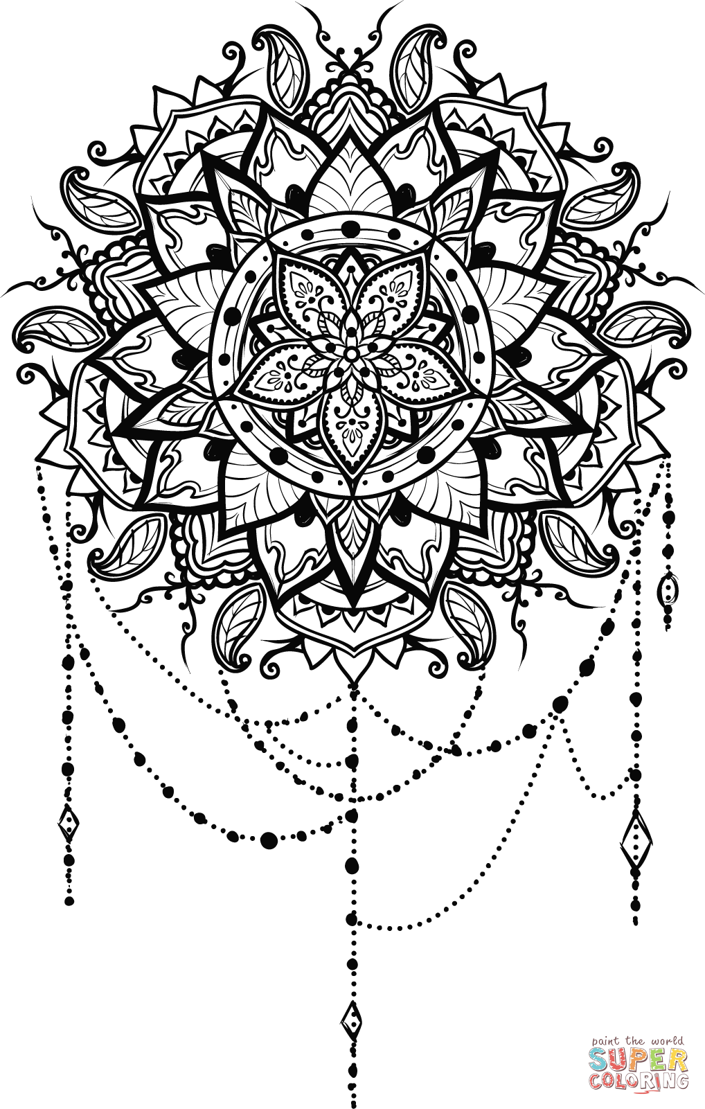 Intricate Scales Coloring Pages Printable 11