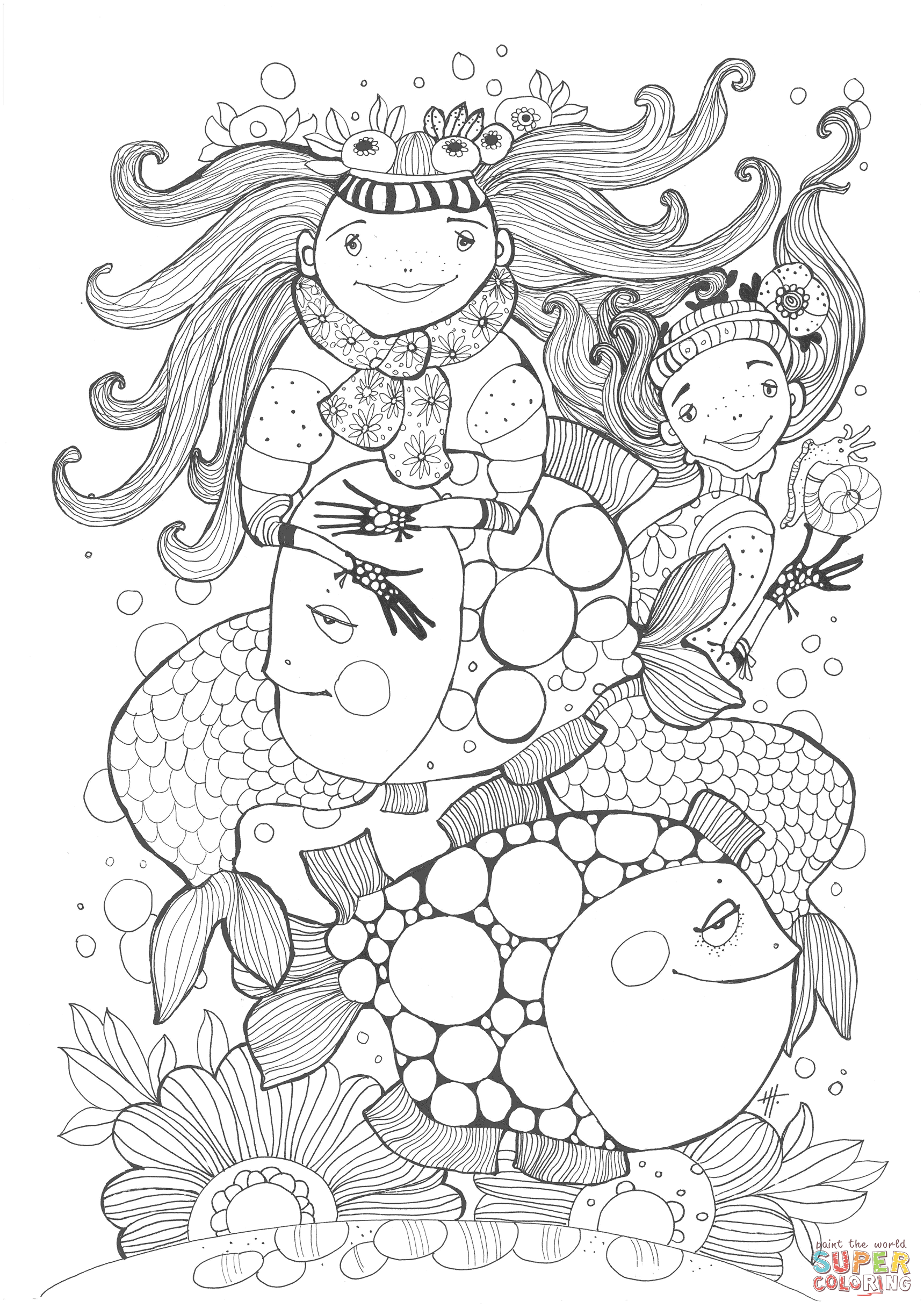 Intricate Scales Coloring Pages Printable 19