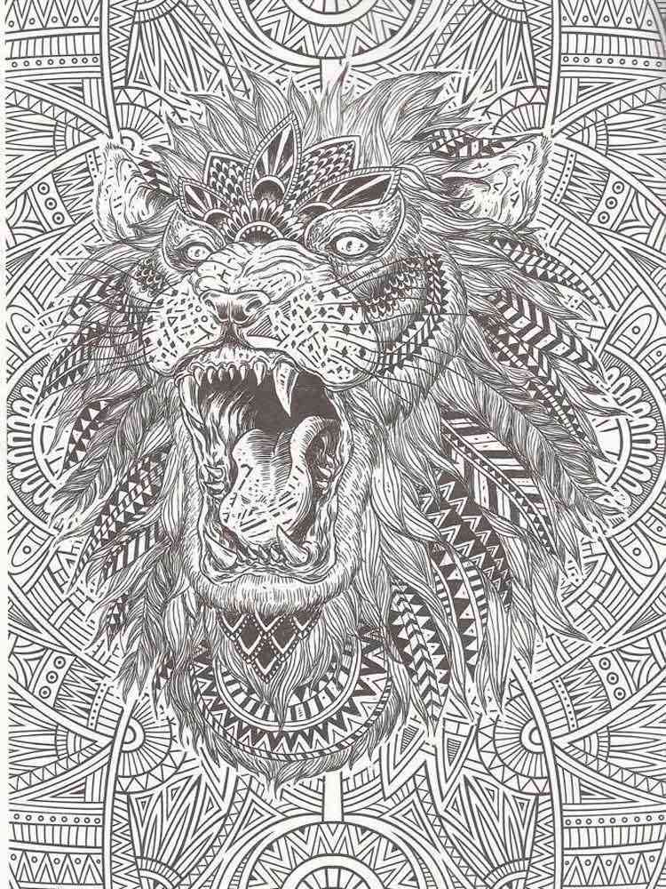 Intricate Scales Coloring Pages Printable 27