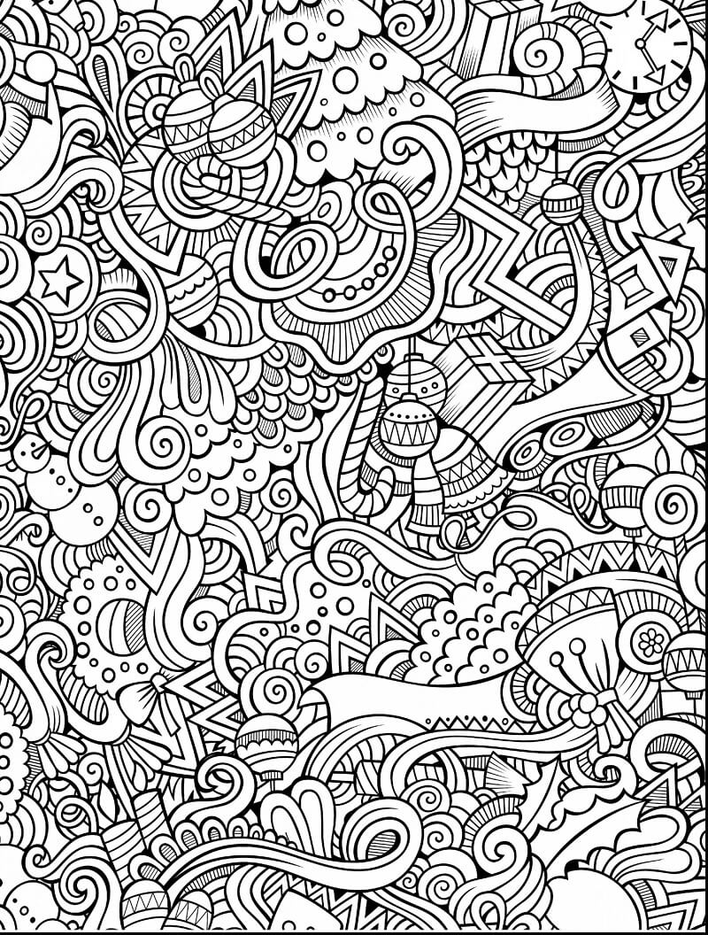 Intricate Scales Coloring Pages Printable 30