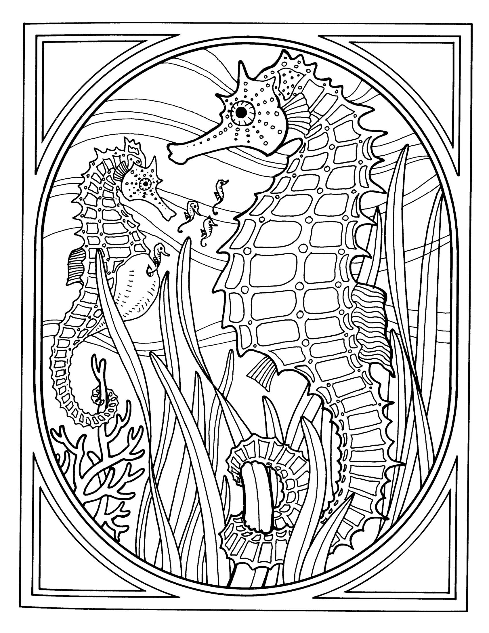 Intricate Scales Coloring Pages Printable 31