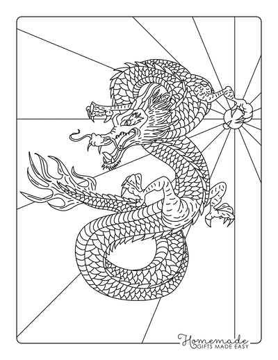 Intricate Scales Coloring Pages Printable 34