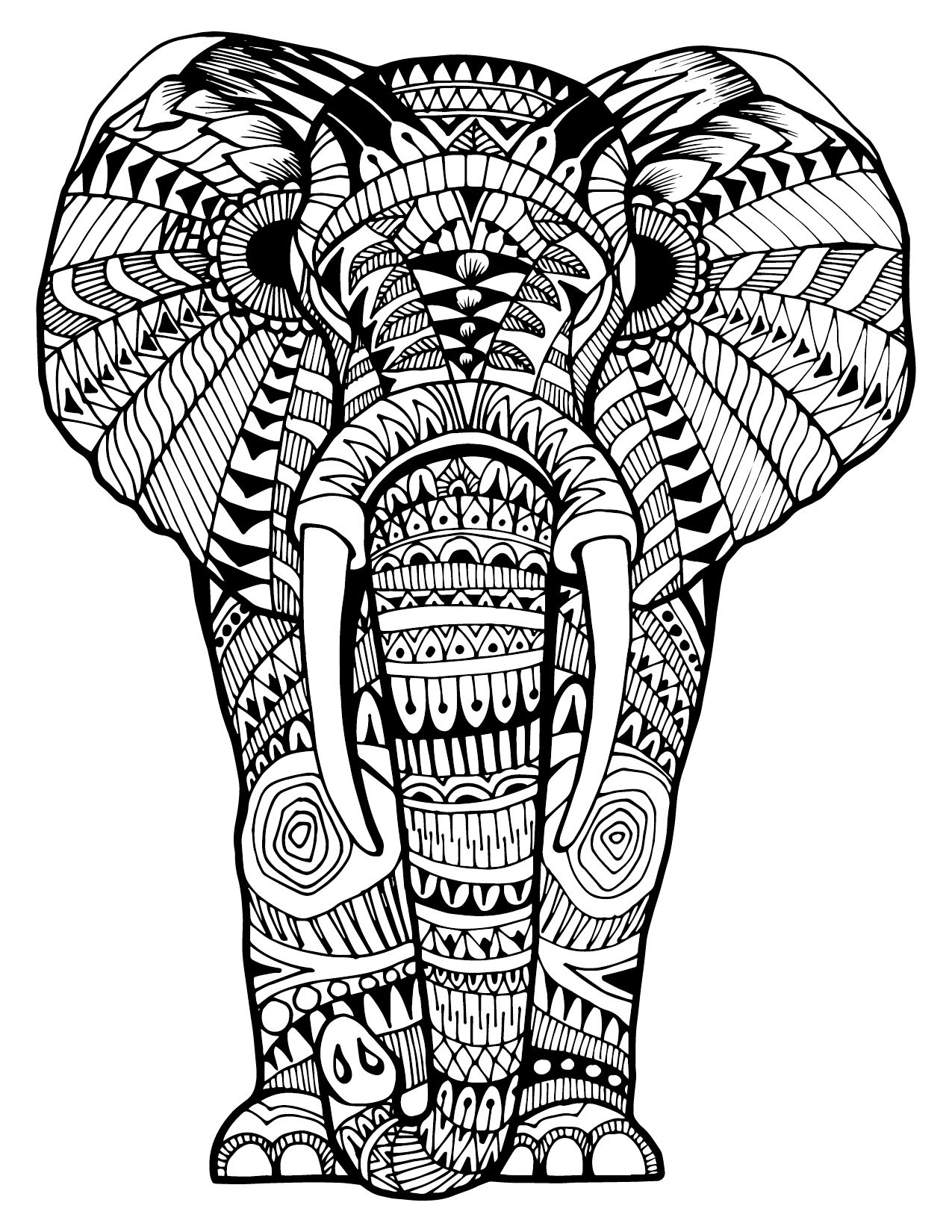 Intricate Scales Coloring Pages Printable 35