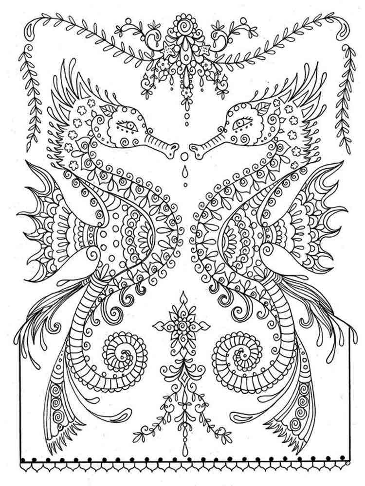 Intricate Scales Coloring Pages Printable 4