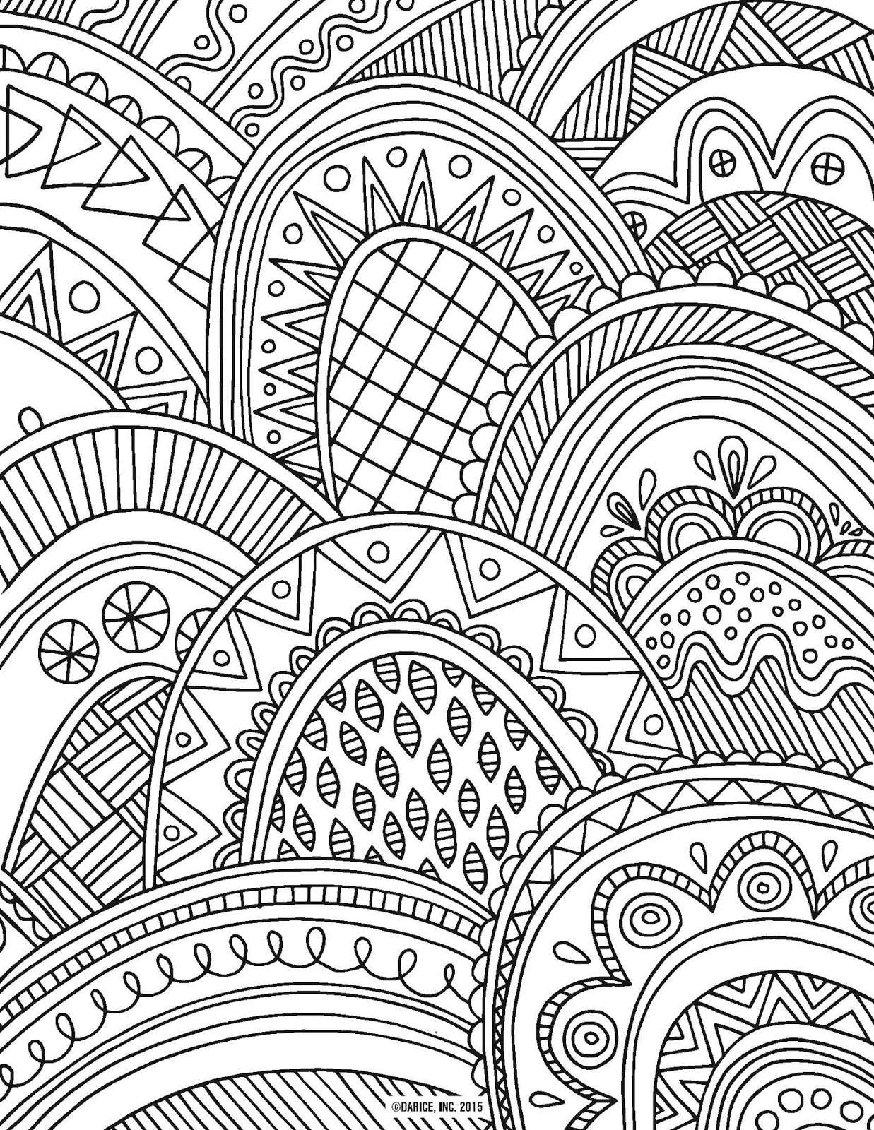 Intricate Scales Coloring Pages Printable 7