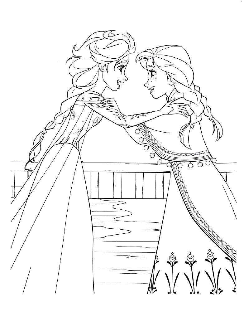 Magical Elsa Coloring Pages Printable 20