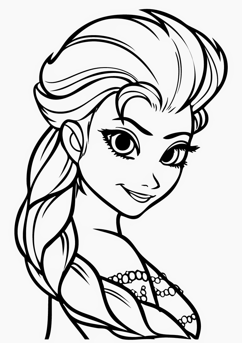 Magical Elsa Coloring Pages Printable 6