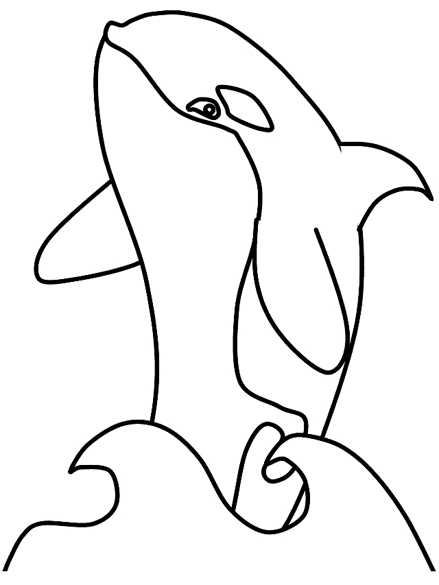 Majestic Killer Whale Coloring Pages Printable 22