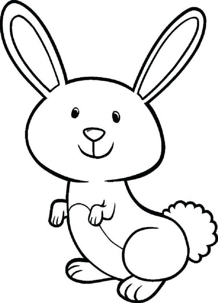 Playful Rabbit Coloring Pages Printable 19