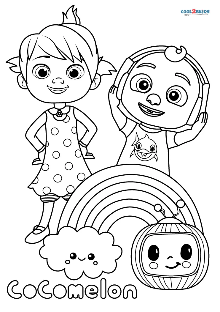 29 CoComelon Coloring Pages Printable 12