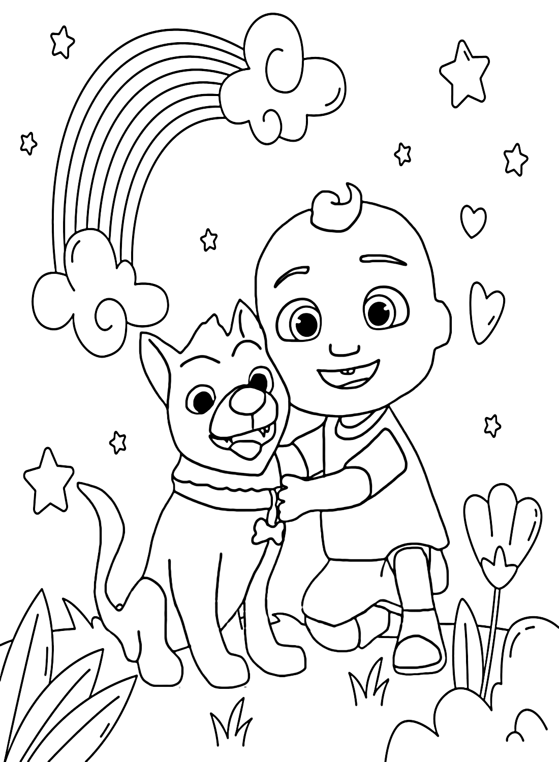 29 CoComelon Coloring Pages Printable 25