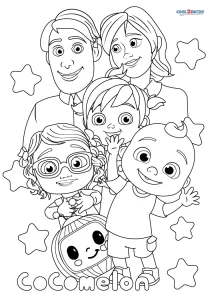 29 CoComelon Coloring Pages Printable 30