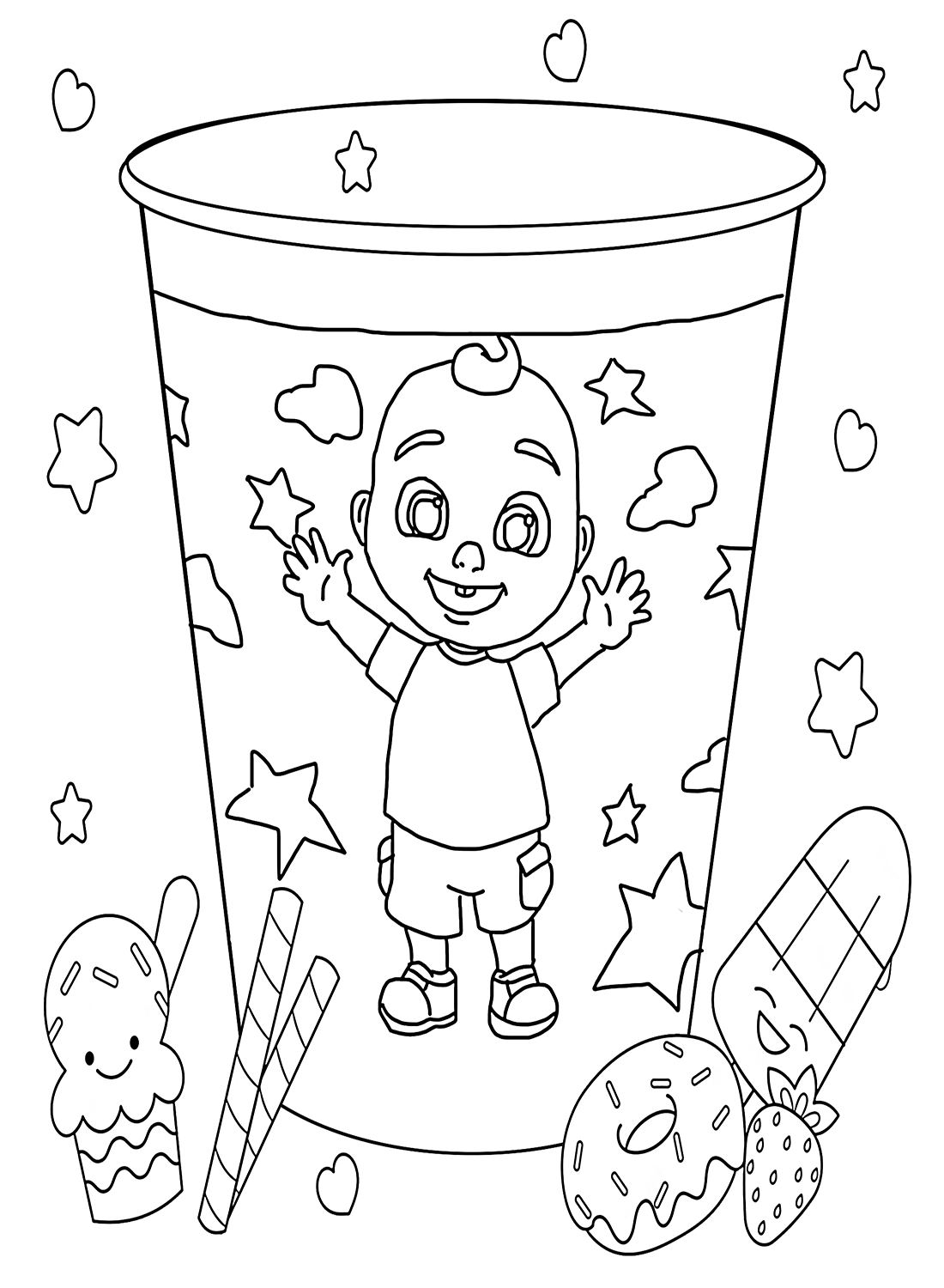 29 CoComelon Coloring Pages Printable 8