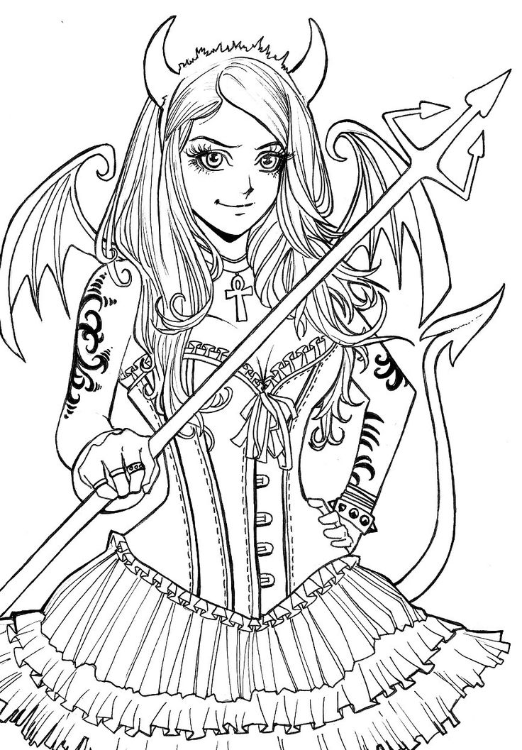 30 Colored Baddie Coloring Pages Printable 13