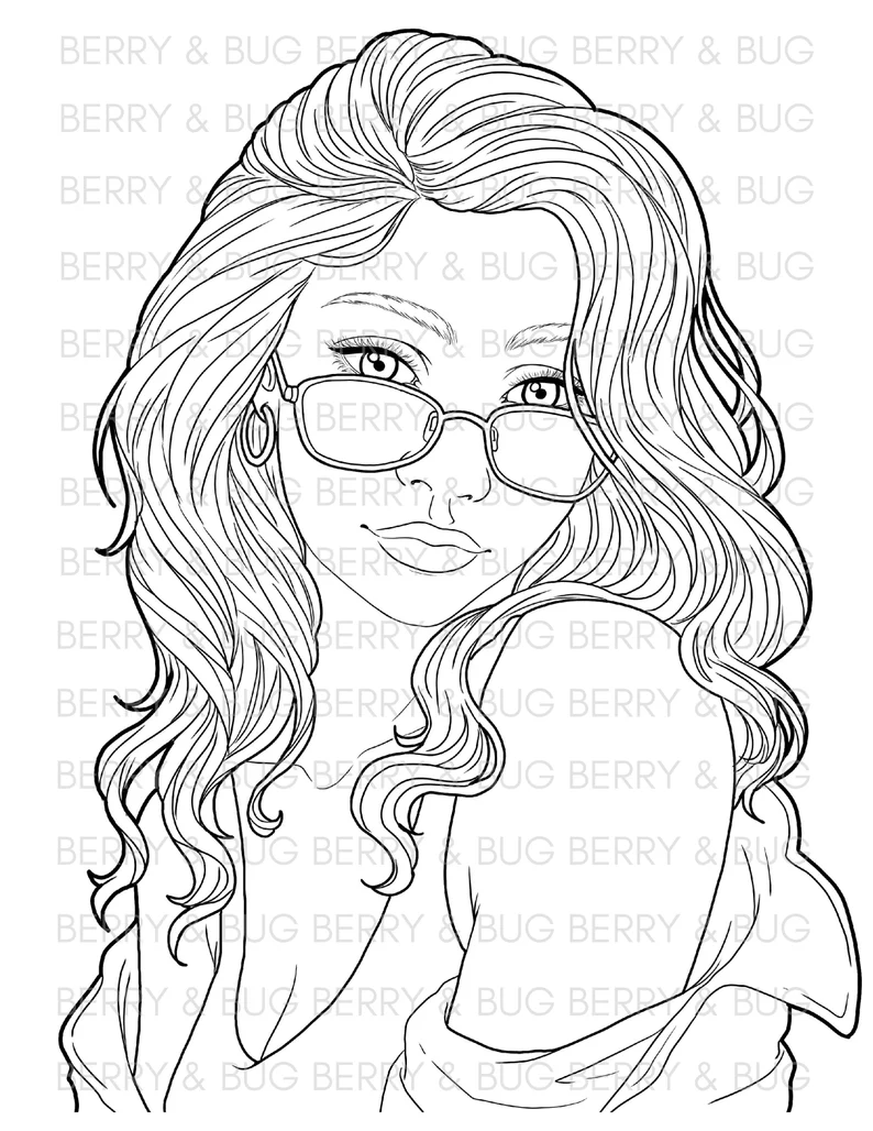 30 Colored Baddie Coloring Pages Printable 31