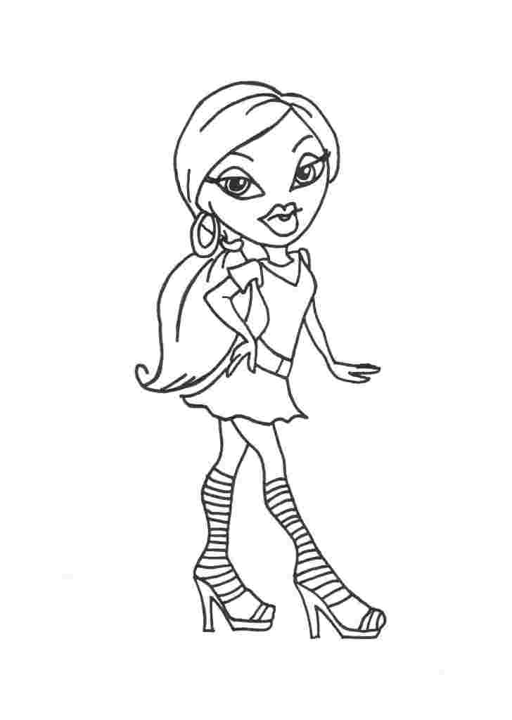 30 Colored Baddie Coloring Pages Printable 7