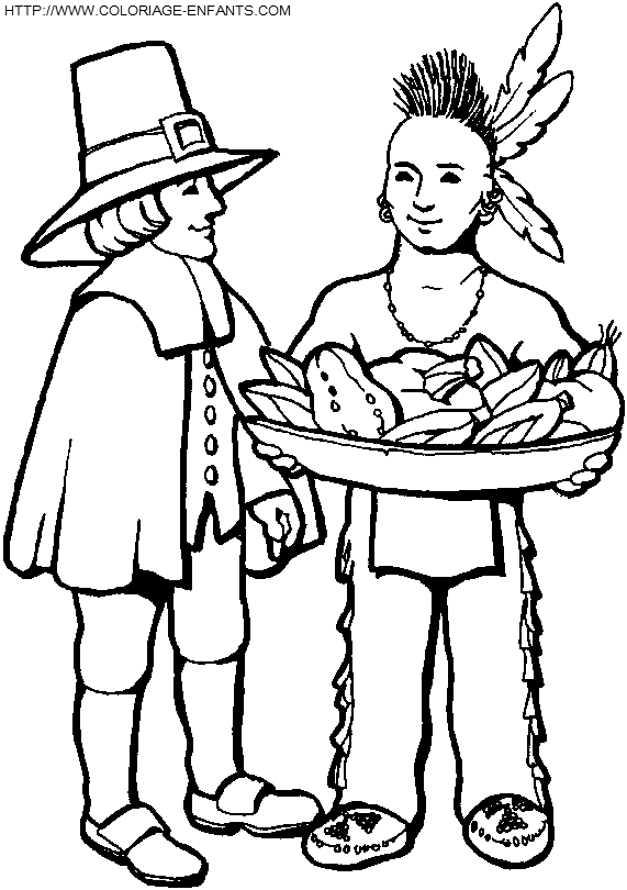 30 Family Thanksgiving Coloring Pages Printable 16