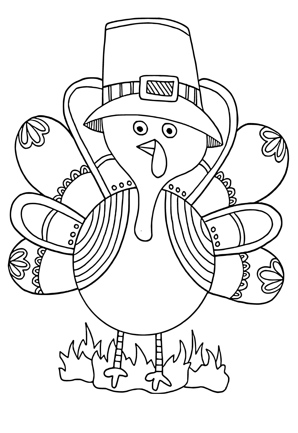 30 Family Thanksgiving Coloring Pages Printable 17