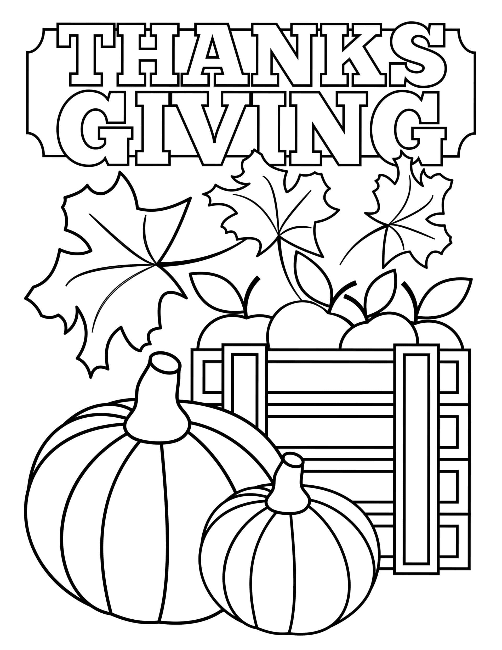 30 Family Thanksgiving Coloring Pages Printable 25