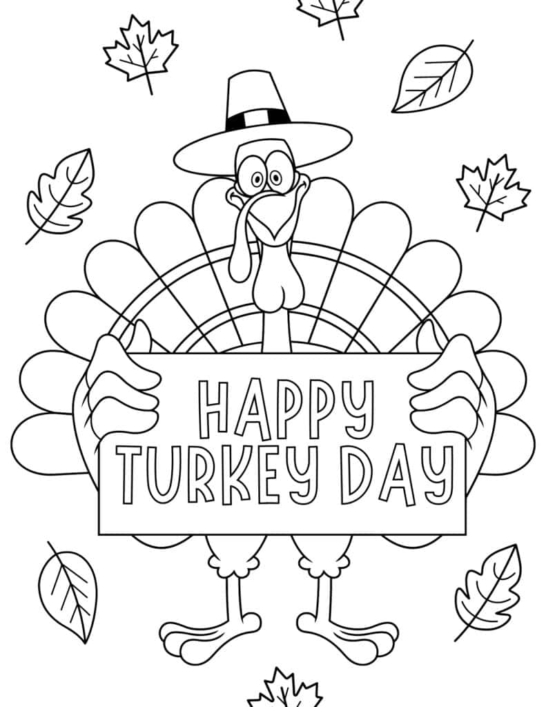 30 Family Thanksgiving Coloring Pages Printable 26