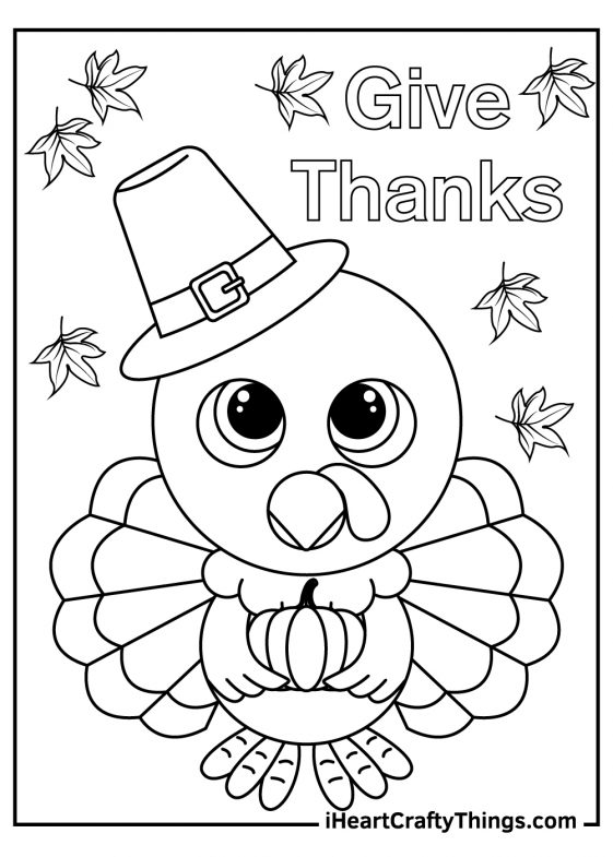 30 Family Thanksgiving Coloring Pages Printable 35