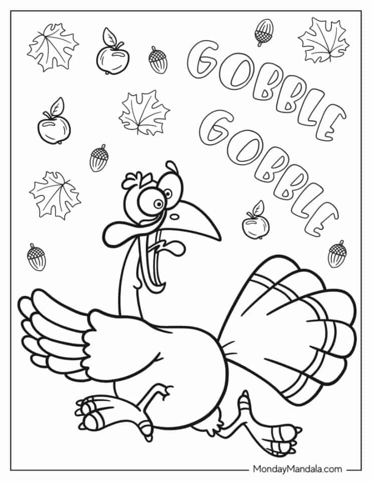 30 Family Thanksgiving Coloring Pages Printable 7