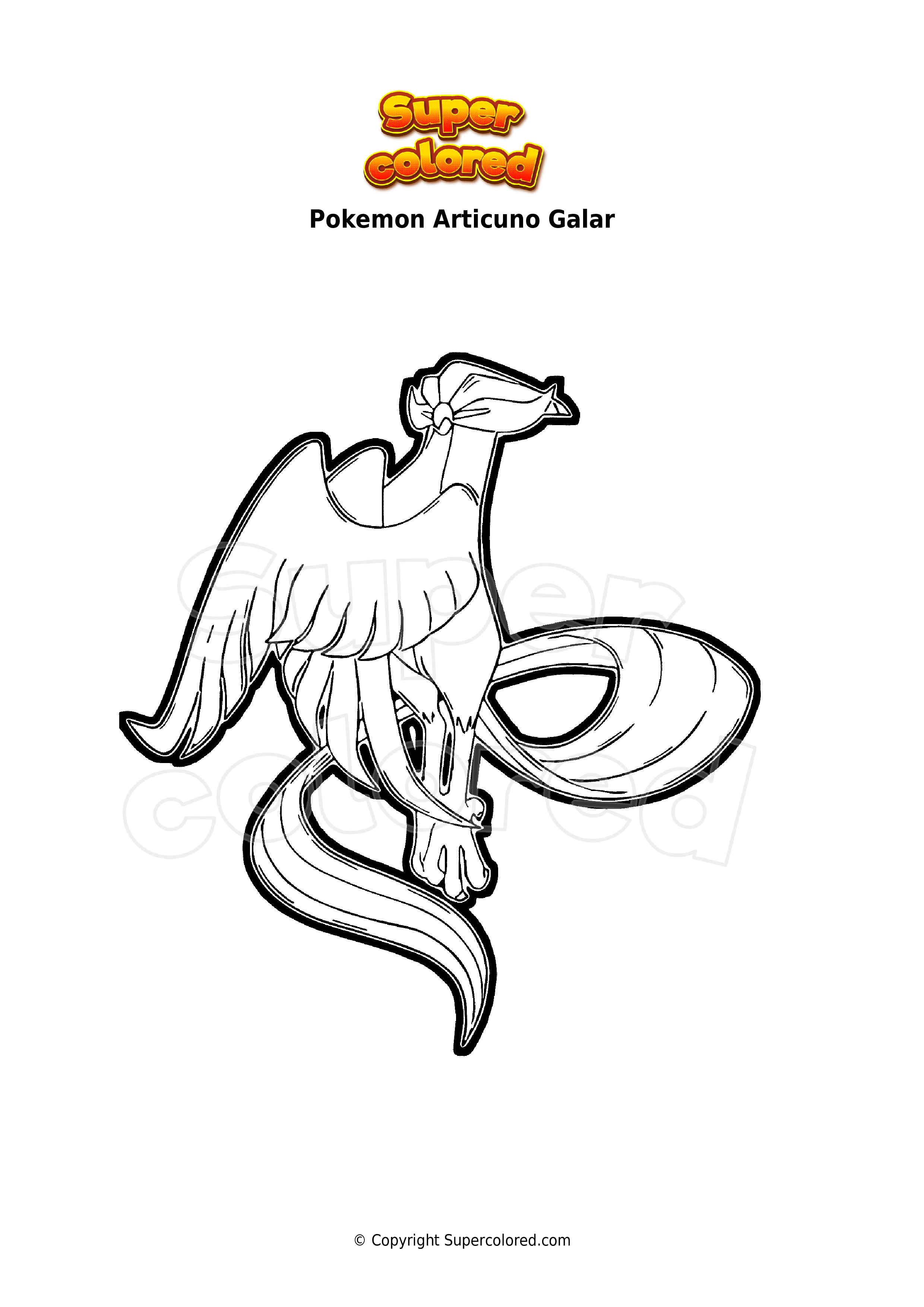 30 Legendary Zapdos Coloring Page Printable 21