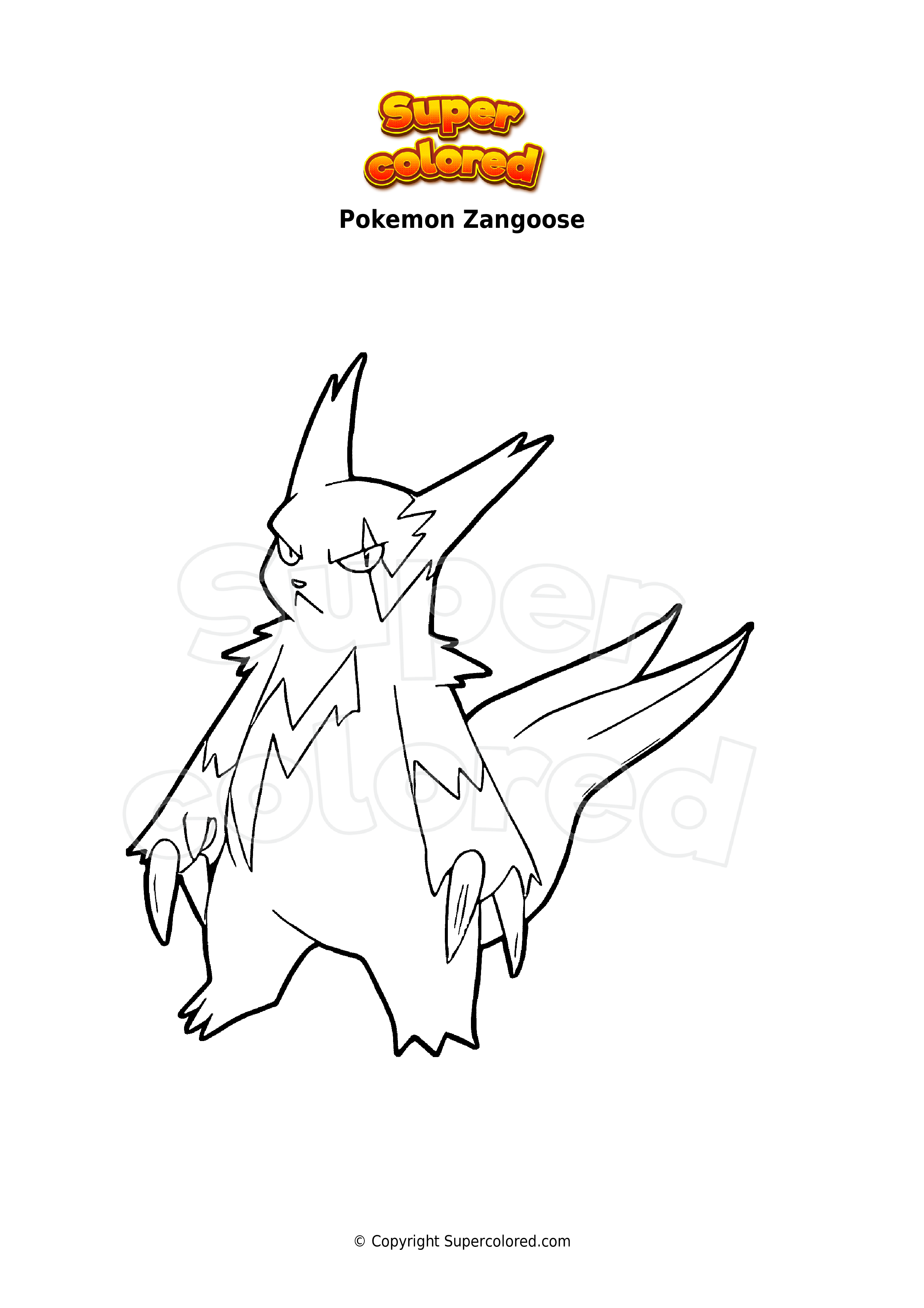 30 Legendary Zapdos Coloring Page Printable 4