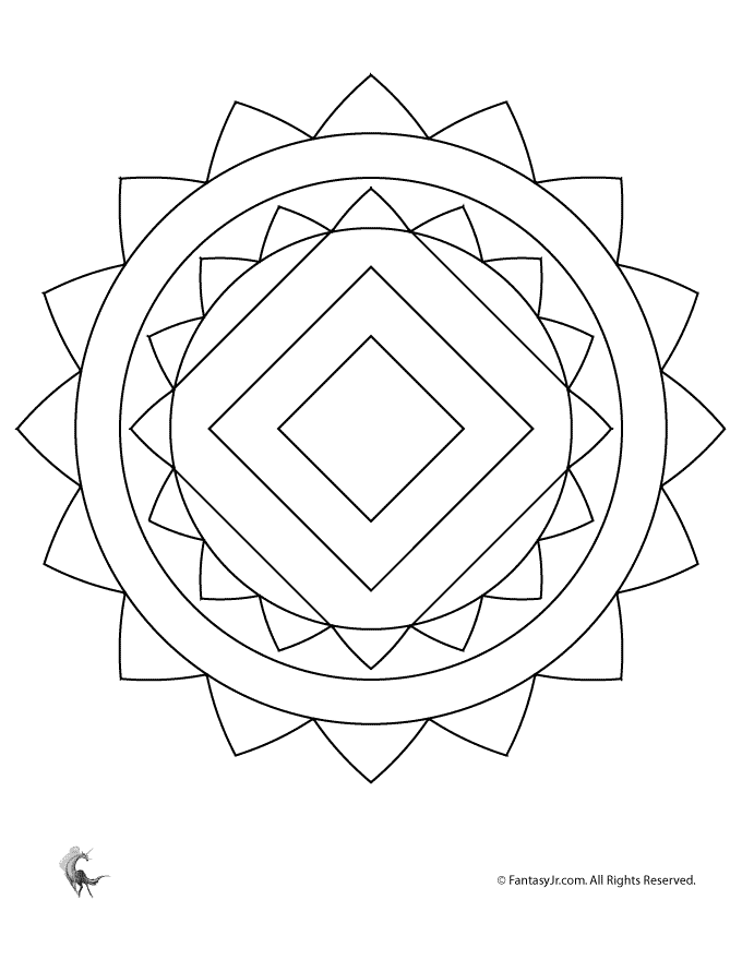 30 Sparkling Diamond Coloring Pages Printable 13