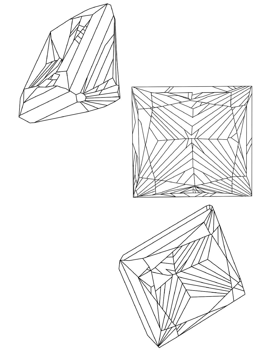 30 Sparkling Diamond Coloring Pages Printable 4