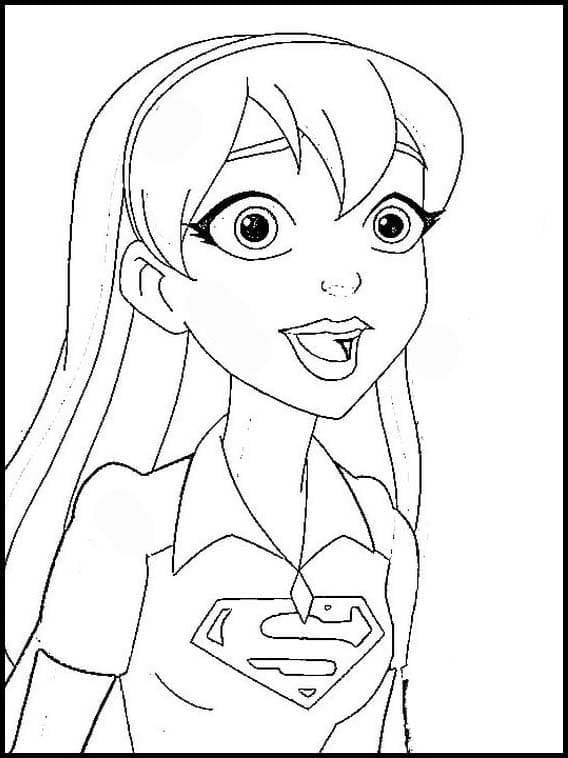 30 Supergirl Coloring Pages Printable 15