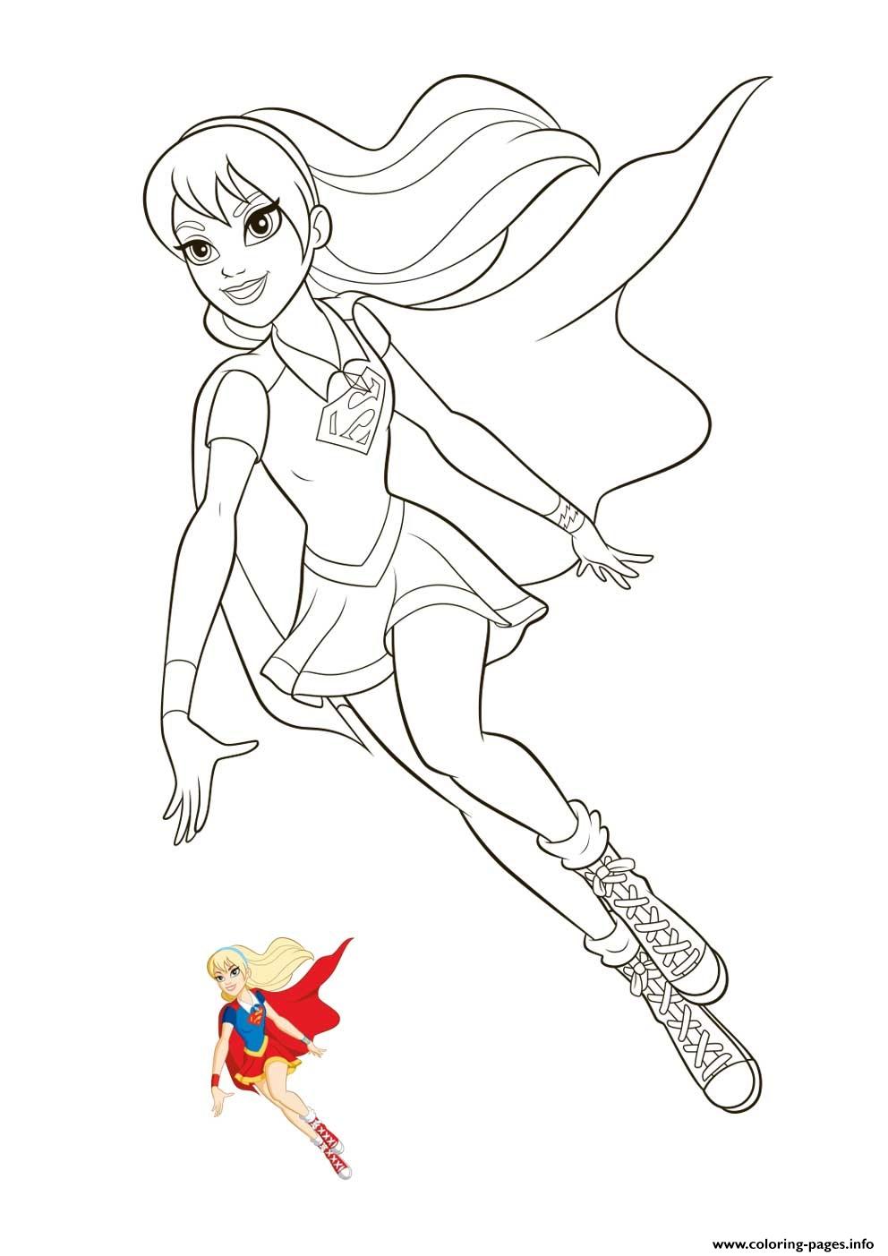 30 Supergirl Coloring Pages Printable 33