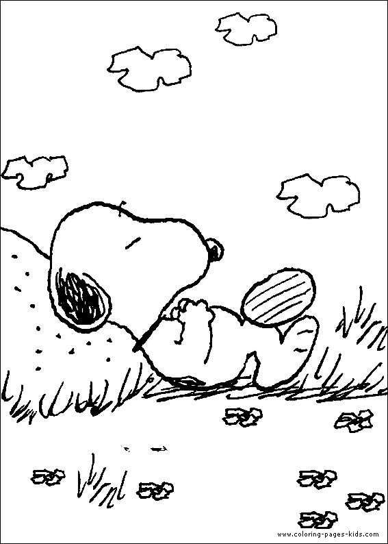 31 Adorable Snoopy Coloring Pages for Kids Printable 29