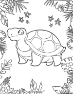 31 Cool Turtle Coloring Pages Printable 12