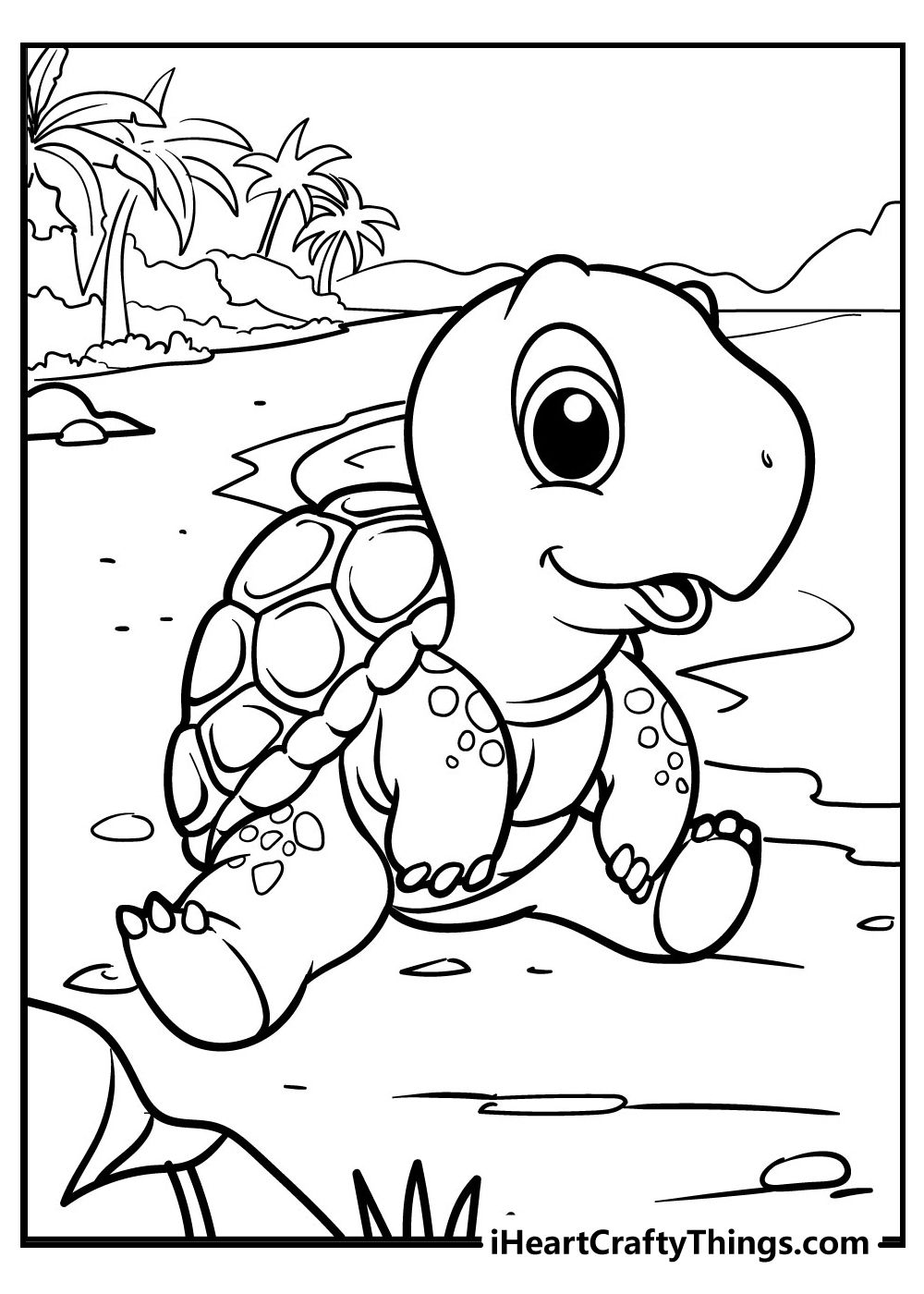 31 Cool Turtle Coloring Pages Printable 19