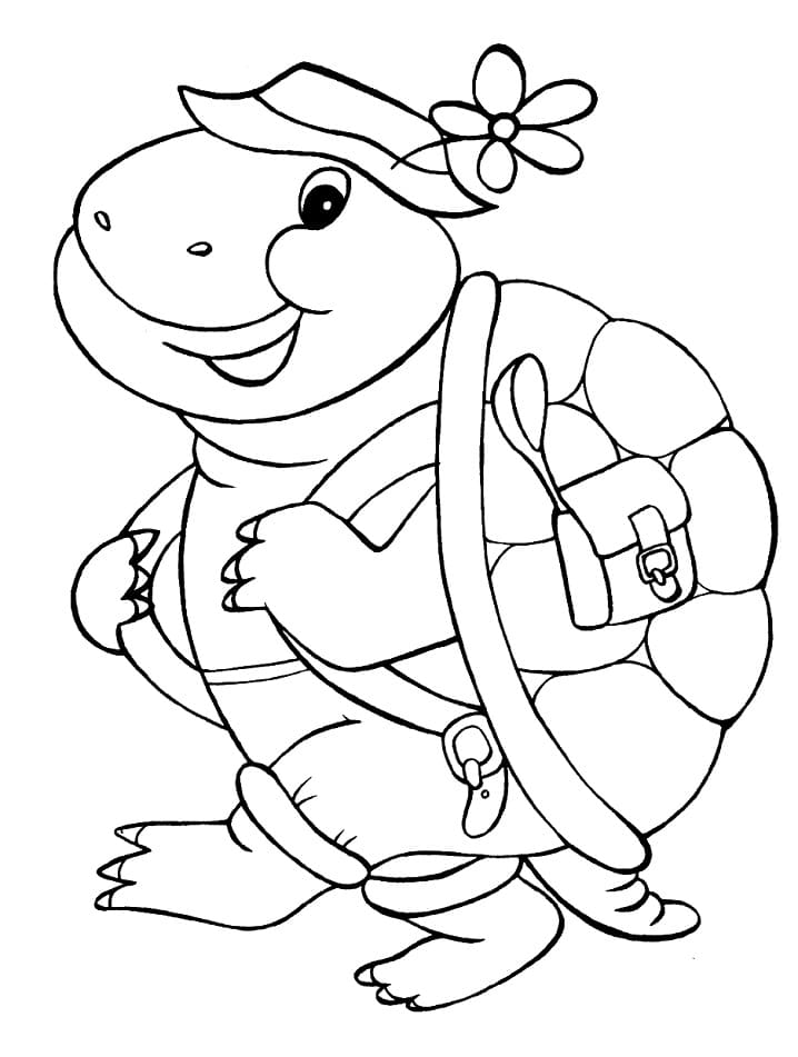 31 Cool Turtle Coloring Pages Printable 22