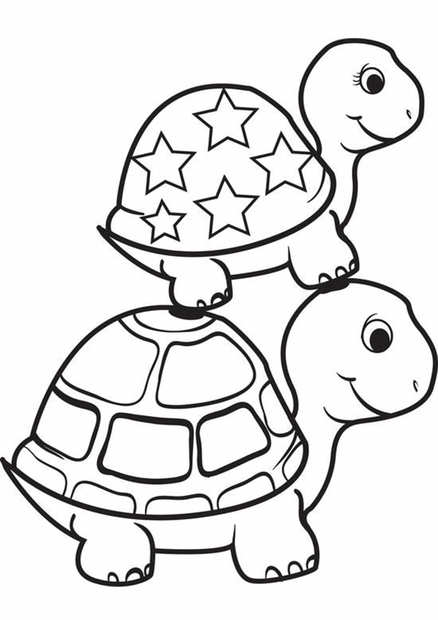 31 Cool Turtle Coloring Pages Printable 26