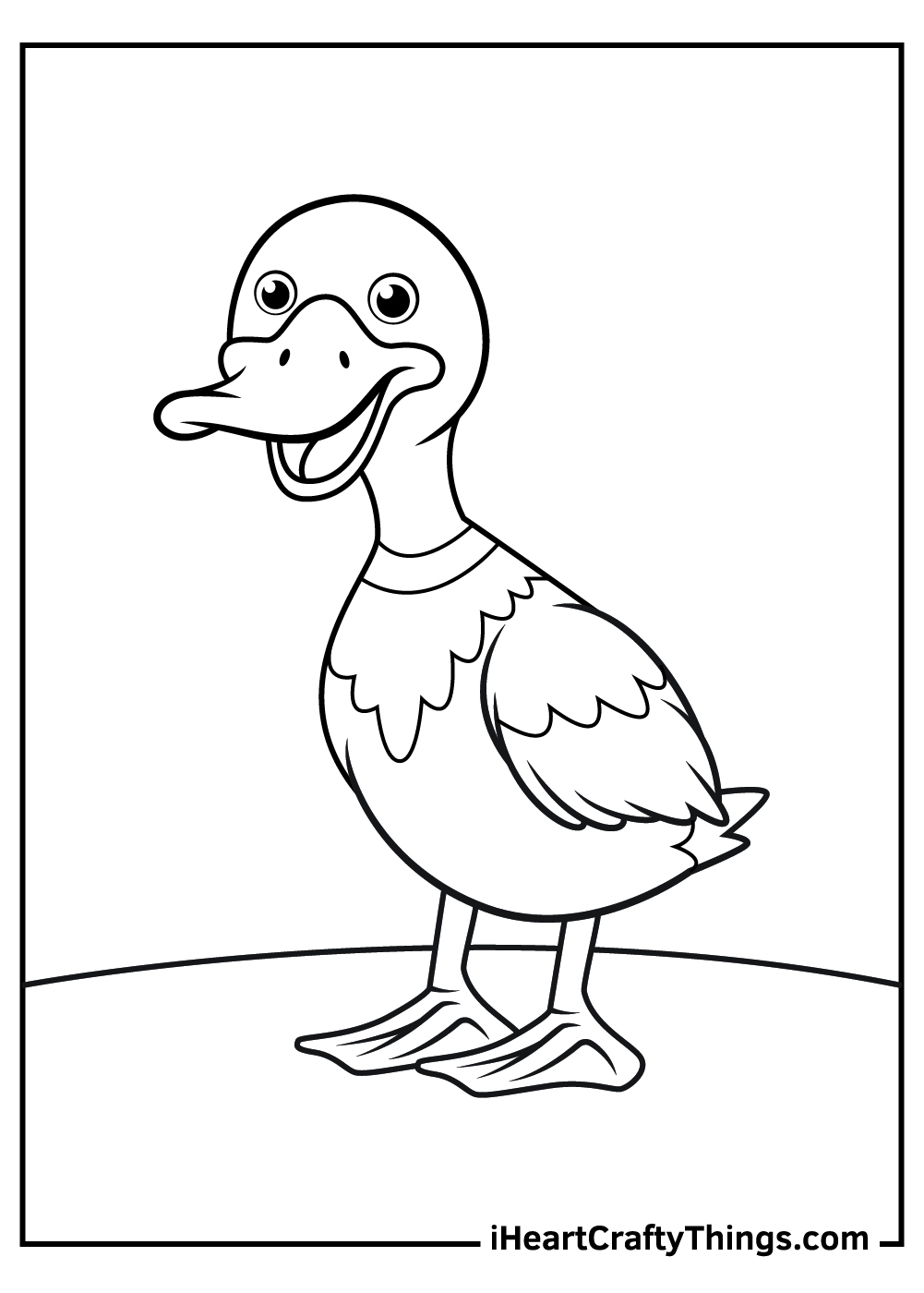 31 Cute Duck Coloring Pages Printable 26