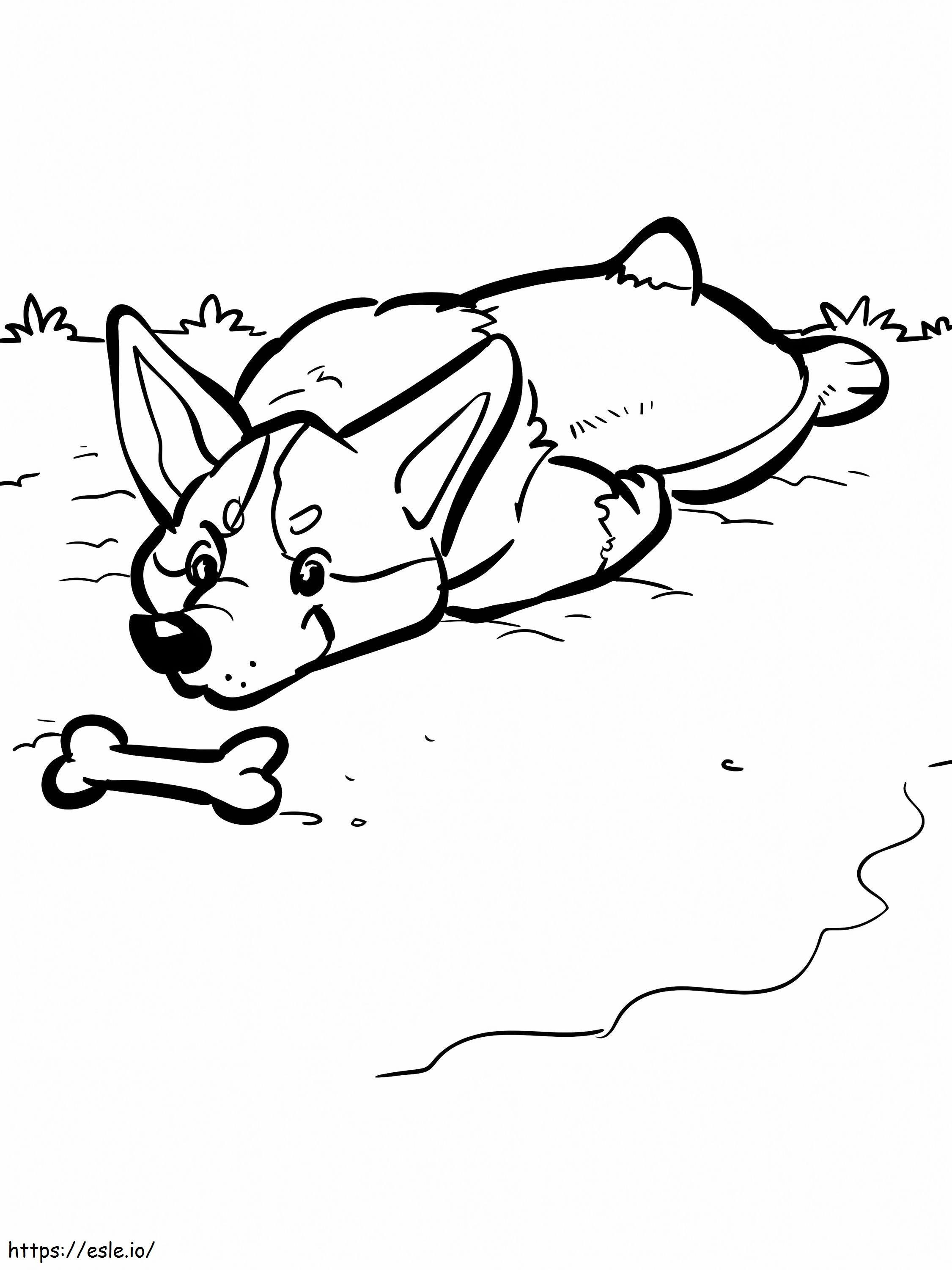 31 Fun Dog Bone Coloring Pages Printable 14