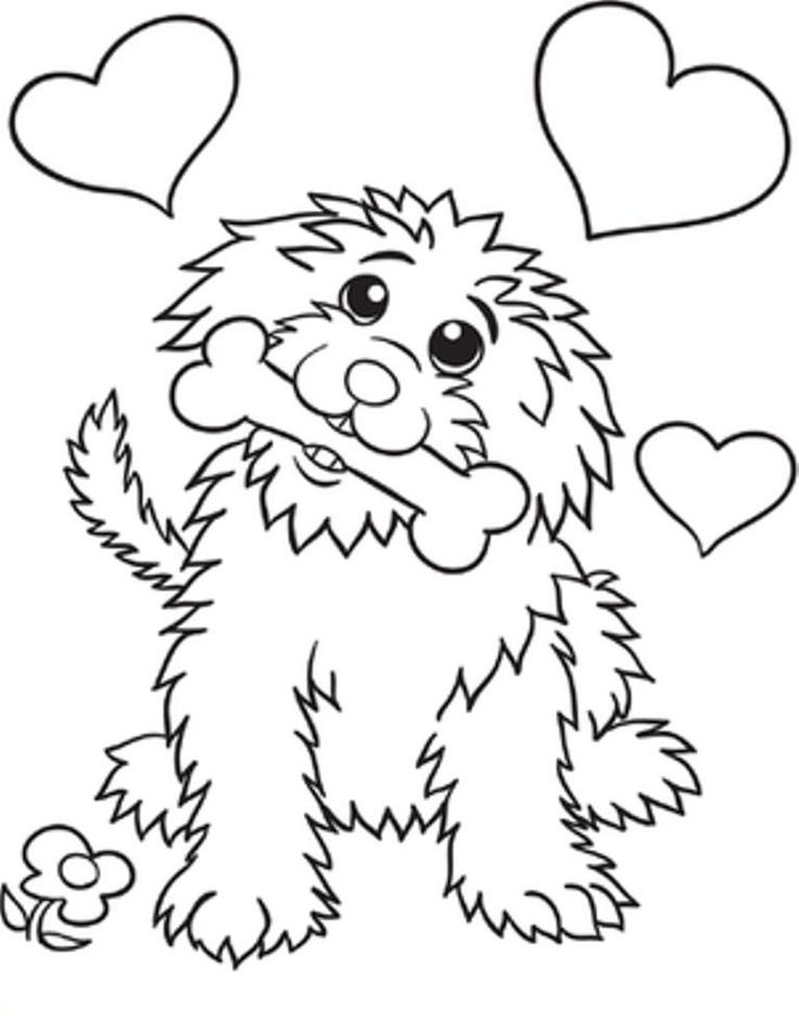 31 Fun Dog Bone Coloring Pages Printable 29