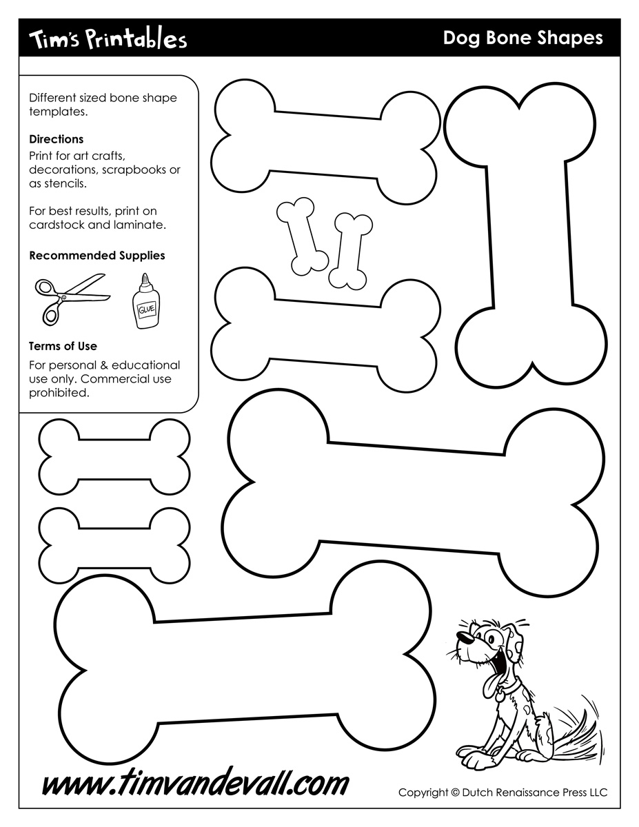 31 Fun Dog Bone Coloring Pages Printable 4