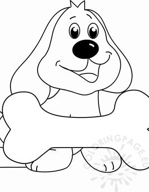 31 Fun Dog Bone Coloring Pages Printable 5