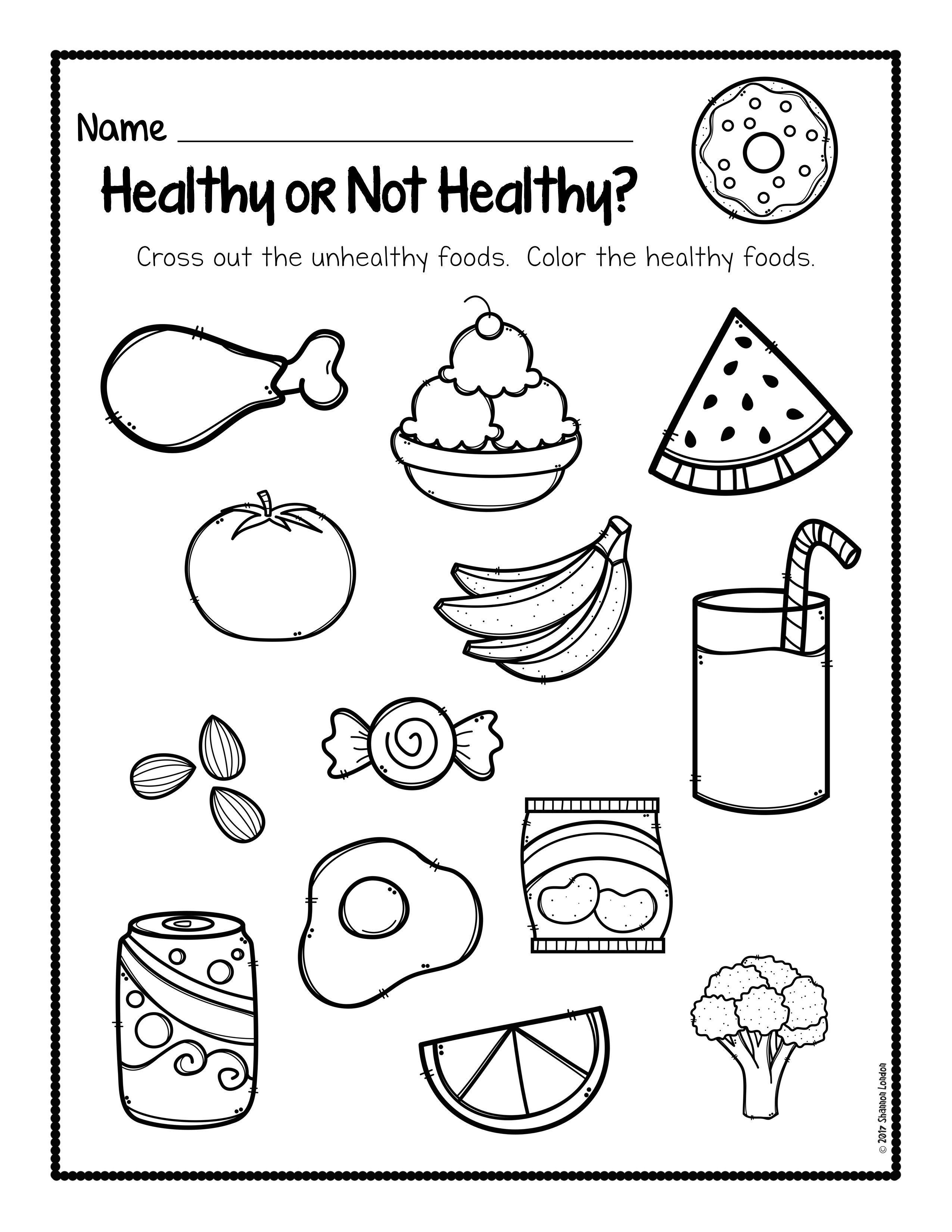 31 Healthy Lifestyle Coloring Pages Printable 21