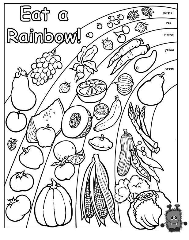 31 Healthy Lifestyle Coloring Pages Printable 26