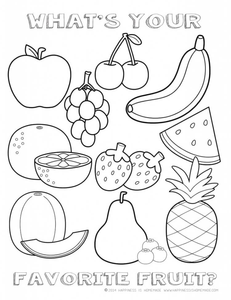 31 Healthy Lifestyle Coloring Pages Printable 27