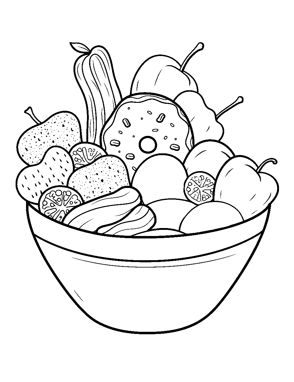 31 Healthy Lifestyle Coloring Pages Printable 30