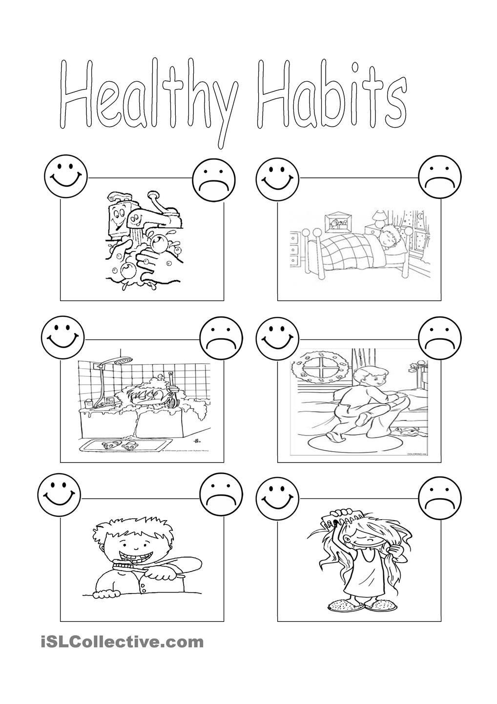 31 Healthy Lifestyle Coloring Pages Printable 35