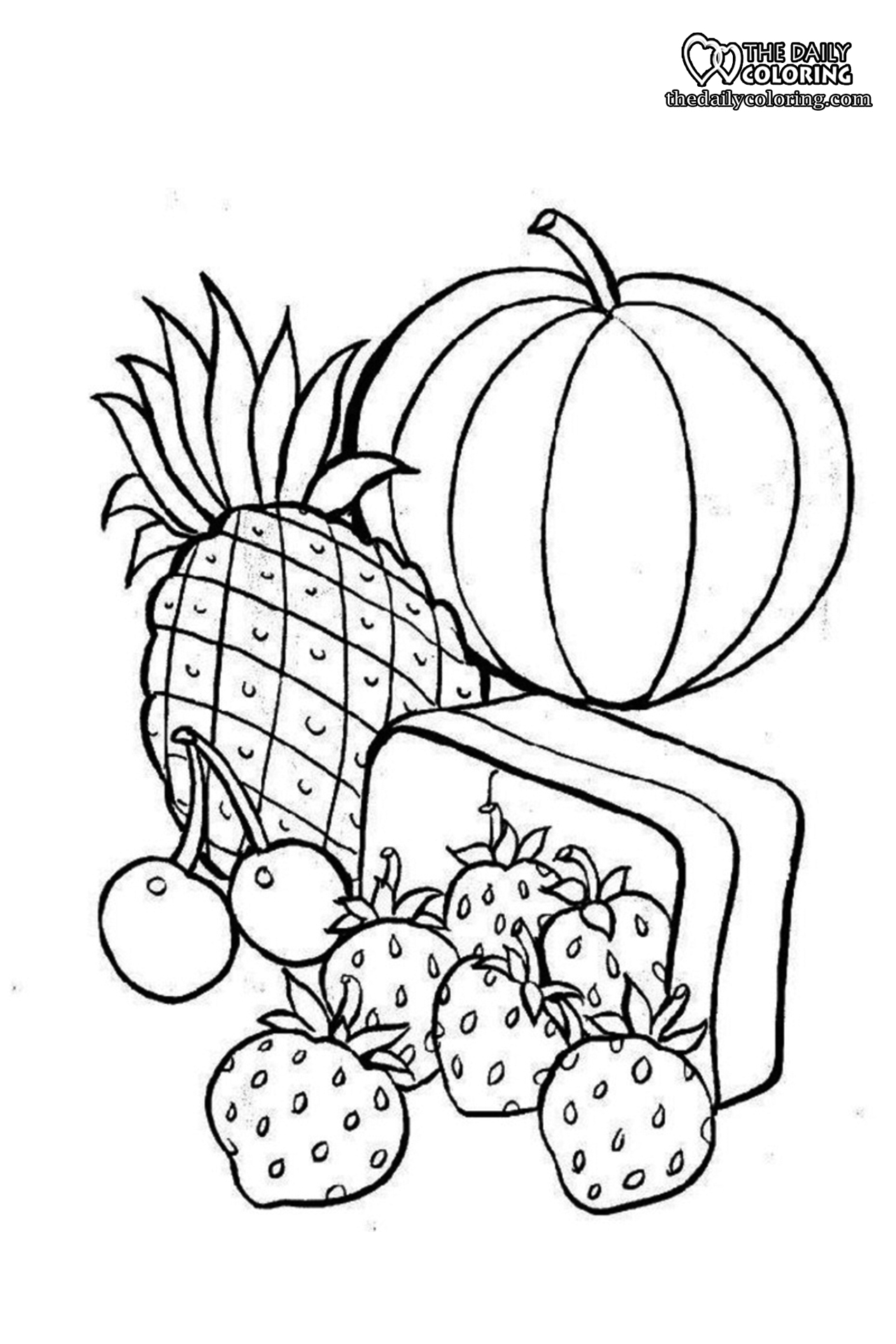 31 Healthy Lifestyle Coloring Pages Printable 4