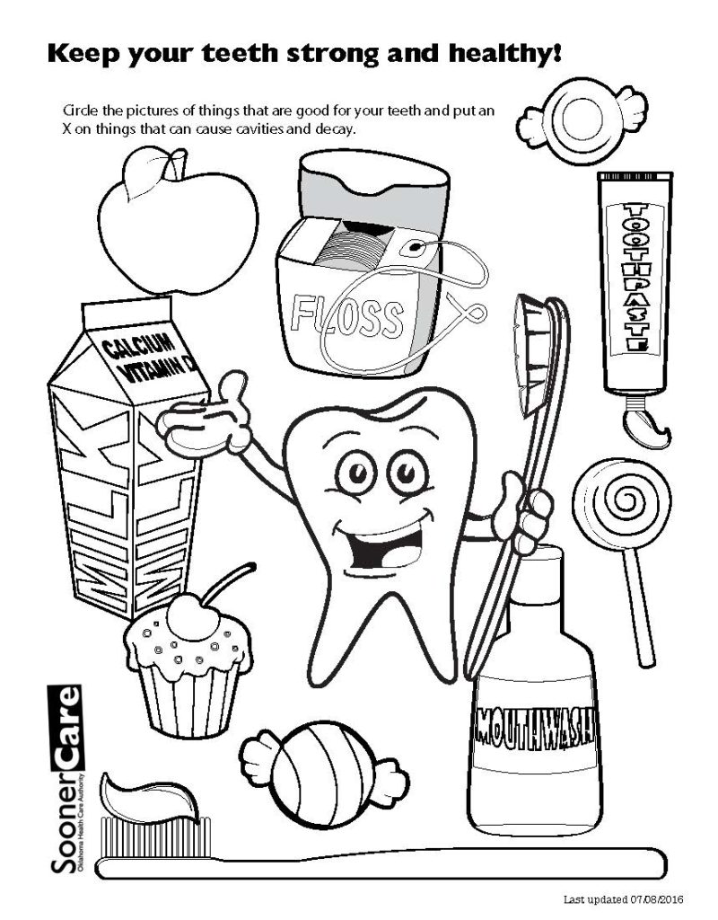 31 Healthy Lifestyle Coloring Pages Printable 7